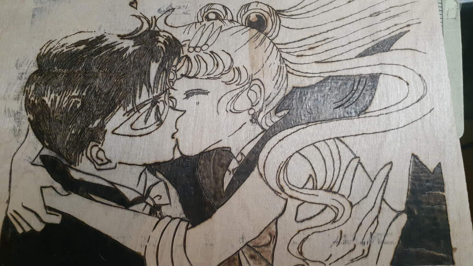 8.5x10" woodburning unfinished